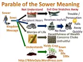 Parable of the Sower Explained Mind Map